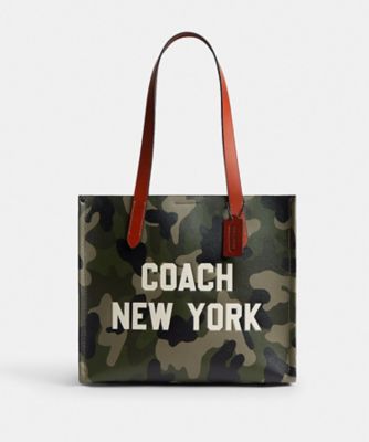 リレー トート バッグ ３４・カモ プリント アンド コーチ グラフィック | COACH/コーチ | 三越伊勢丹オンラインストア・通販【公式】